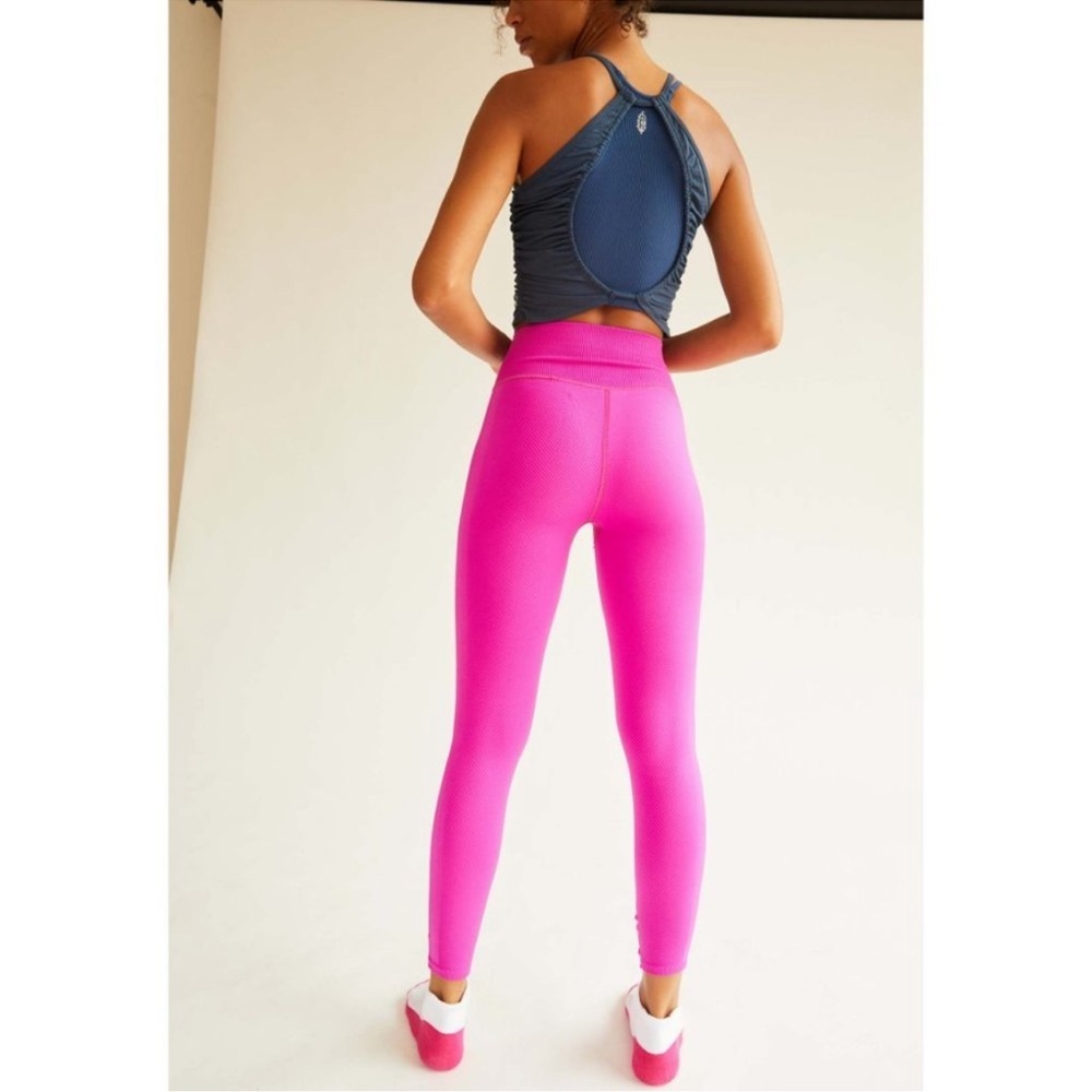 FREE PEOPLE FP Movement High-Rise Free Throw Leggings Size S NWT - Picture 3 of 16